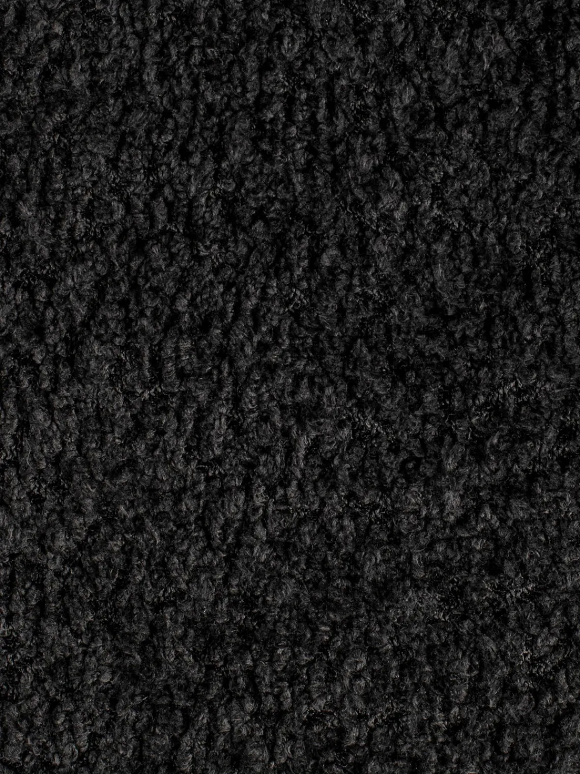 Sale Zuiver Chaises cantilever en tissu peluche Kink, 2 pièces Peluche noir