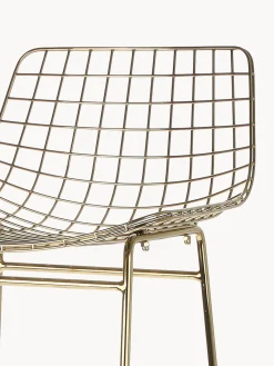 Sale HKLIVING Chaises de comptoir en métal Wire, 2 pièces