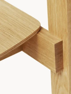 Discount Form & Refine Chaises empilables en Blueprint, 2 pièces Chêne