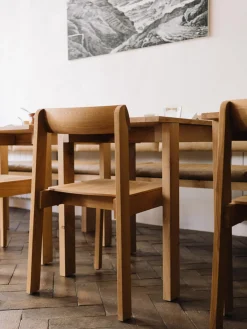 Discount Form & Refine Chaises empilables en Blueprint, 2 pièces Chêne