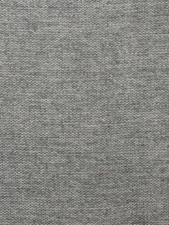 Hot Rowico Chaises rembourrées Sierra, 2 pièces Tissu gris, pieds noirs