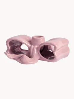 Clearance &k Amsterdam Chandelier artisanal Ribbon Rose pâle, haute brillance