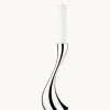 Online GEORG JENSEN Chandelier en acier inoxydable de forme organique Cobra, haut. 40 cm