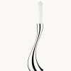 Online GEORG JENSEN Chandelier en acier inoxydable de forme organique Cobra, haut. 50 cm