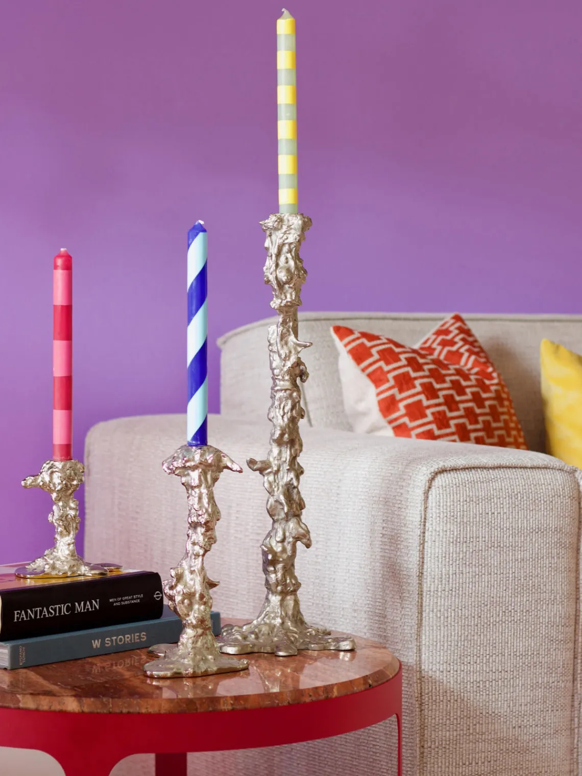 New Pols Potten Chandelier en métal Drip Argenté