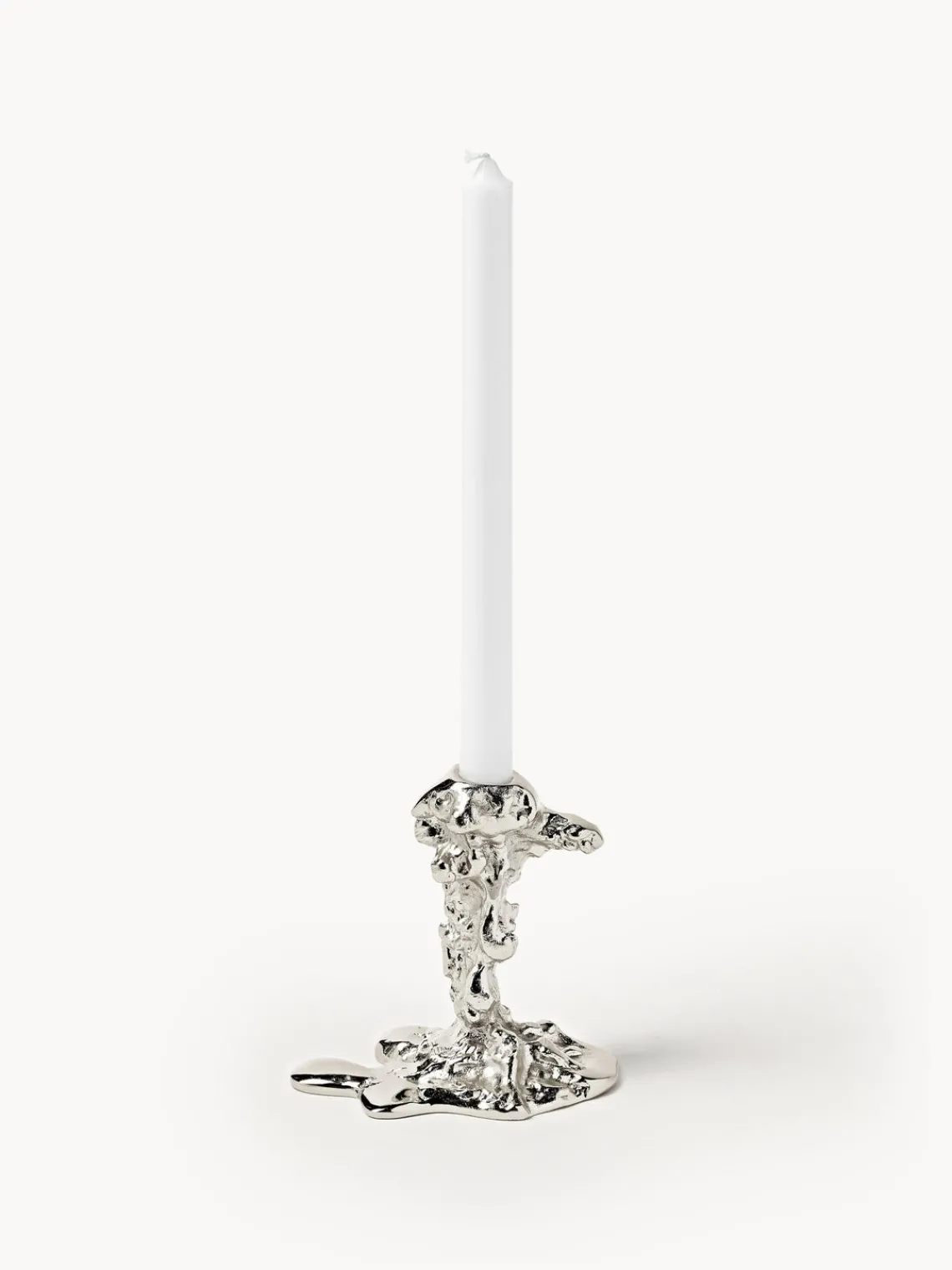 New Pols Potten Chandelier en métal Drip Argenté
