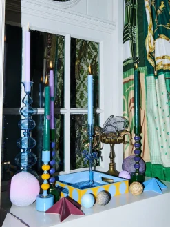 Fashion Anna + Nina Chandelier en verre borosilicaté soufflé bouche Pegasus