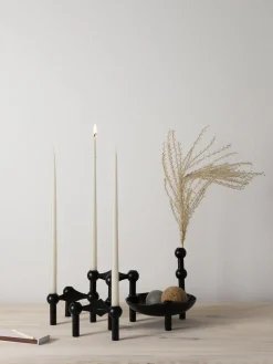 Clearance STOFF Nagel Chandelier Noir, mat