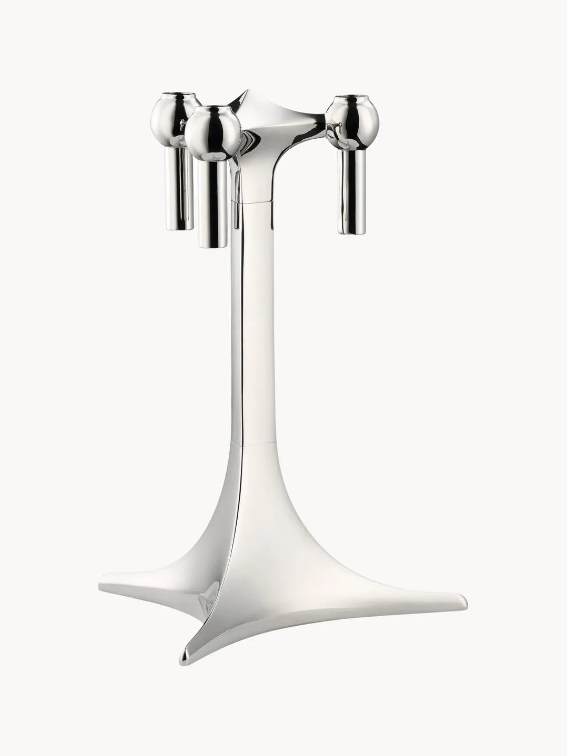New STOFF Nagel Chandelier Argenté