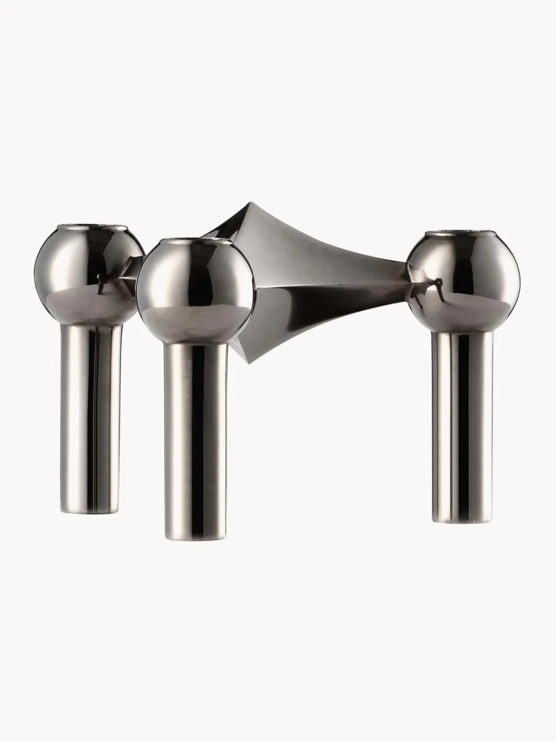 Hot STOFF Nagel Chandelier , 3 élém. Argenté foncé, haute brillance