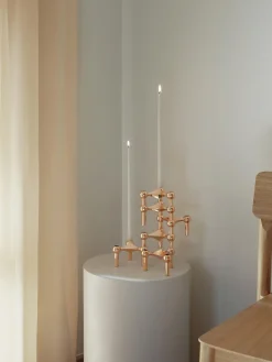 Outlet STOFF Nagel Chandelier , 3 élém. Tons cuivre, haute brillance