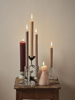 Discount Broste Copenhagen Chandelles Classic, 10 pièces Lie de vin