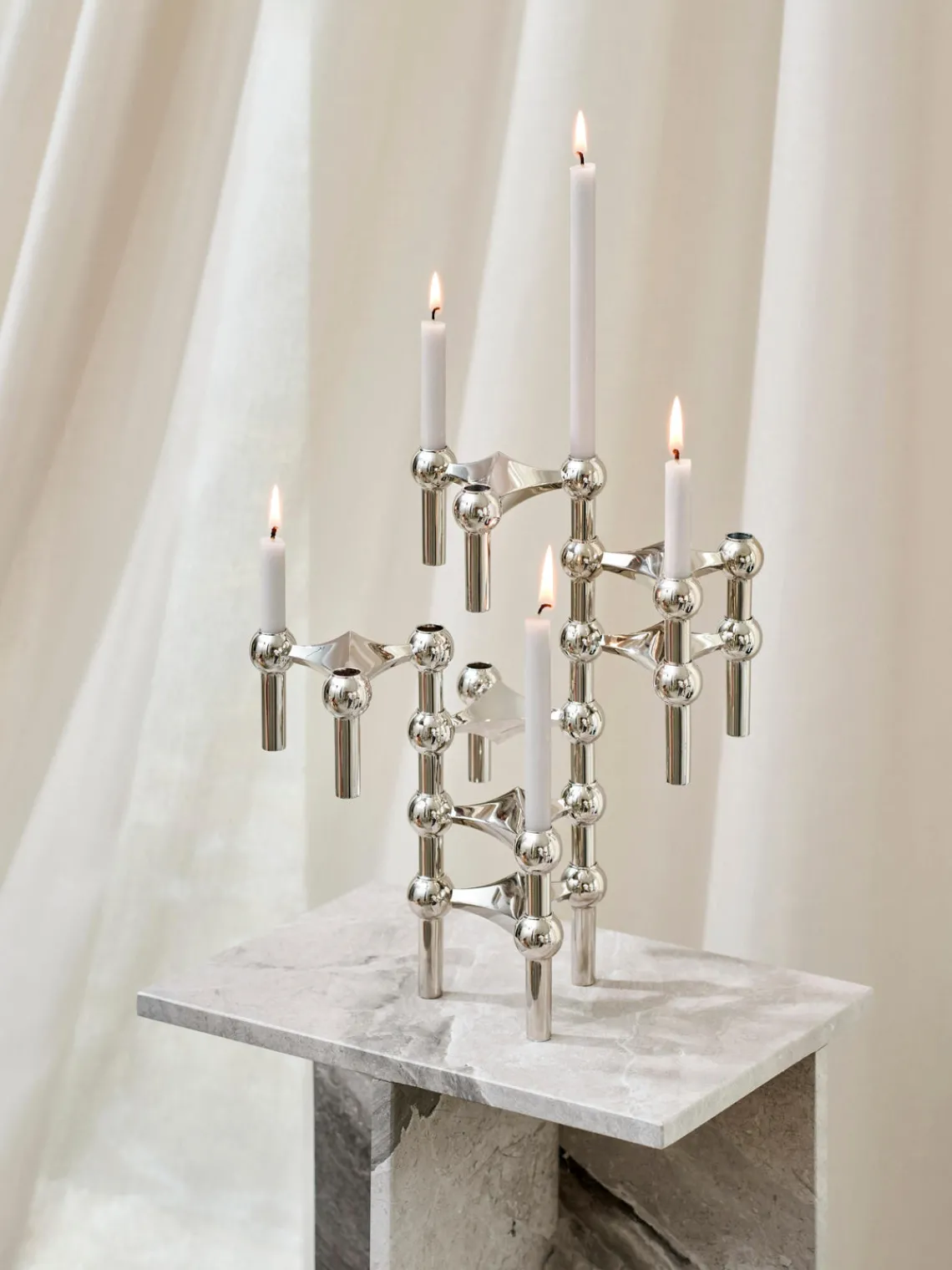 Discount STOFF Nagel Chandelles , 12 pièces Gris clair