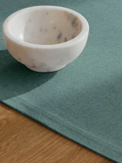 Clearance Magma Chemin de table Riva Bleu pétrole