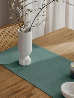 Clearance Magma Chemin de table Riva Bleu pétrole