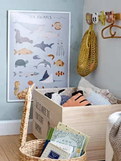 Best Bloomingville Mini Cintres en rotin Aranya, 4 pièces