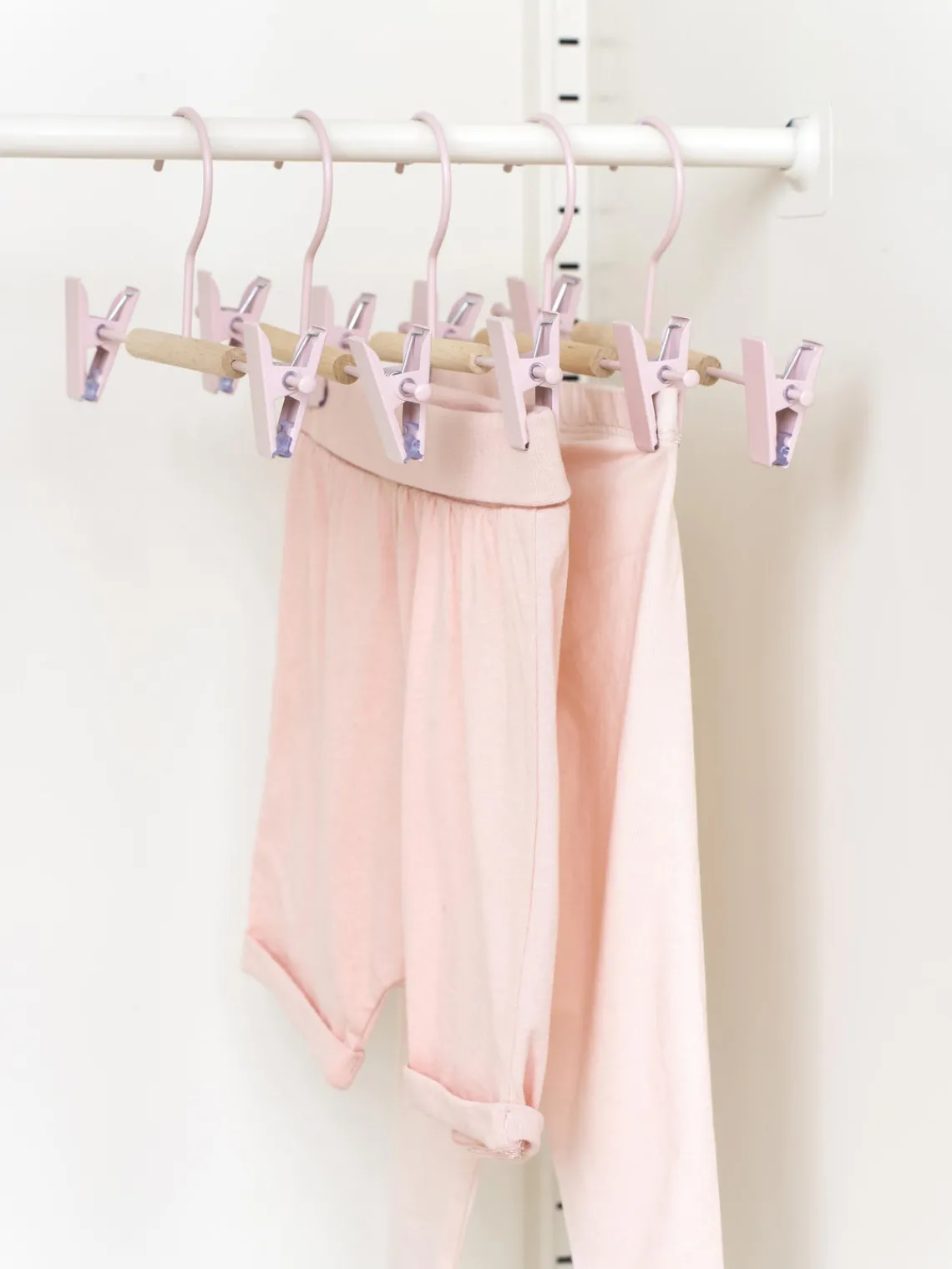 Fashion Mustard Made Cintres Kids Clip, 5 pièces Rose
