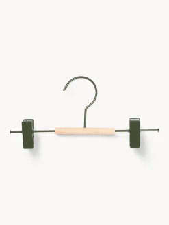 Discount Mustard Made Cintres Kids Clip, 5 pièces Vert foncé