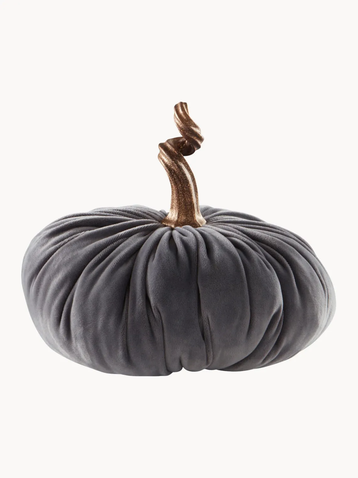 Outlet Jotex Citrouille décorative Pumpis, Ø 22 cm Gris foncé
