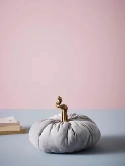 Online Jotex Citrouille décorative Pumpis, Ø 22 cm Gris clair, doré