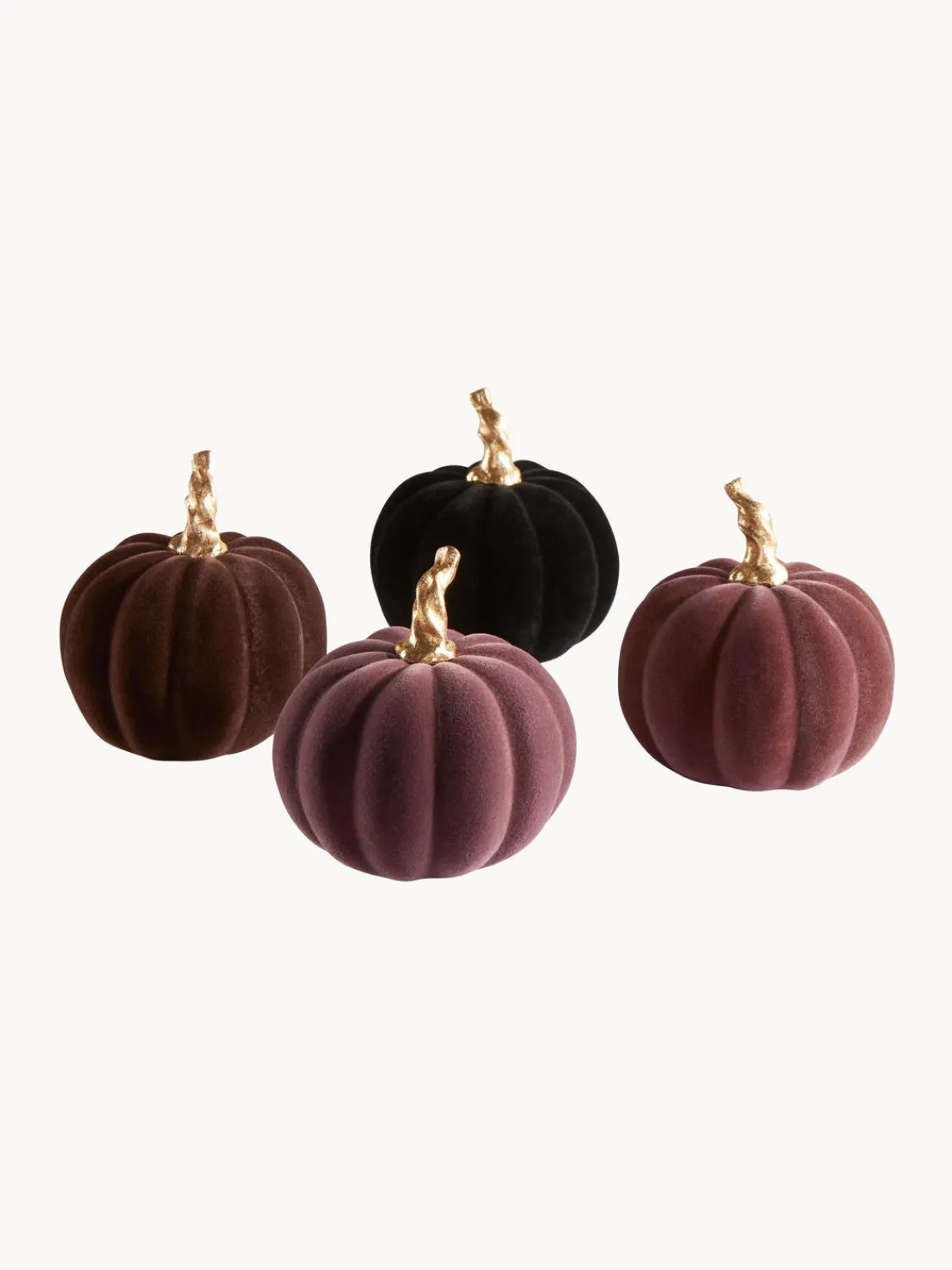 Discount Jotex Citrouilles décoratives Mercy, 4 élém. Tons bruns, noir