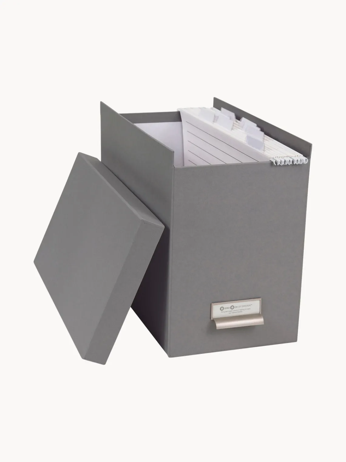 Clearance Bigso Box of Sweden Classeur à dossiers suspendus Johan Gris