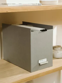 Clearance Bigso Box of Sweden Classeur à dossiers suspendus Johan Gris