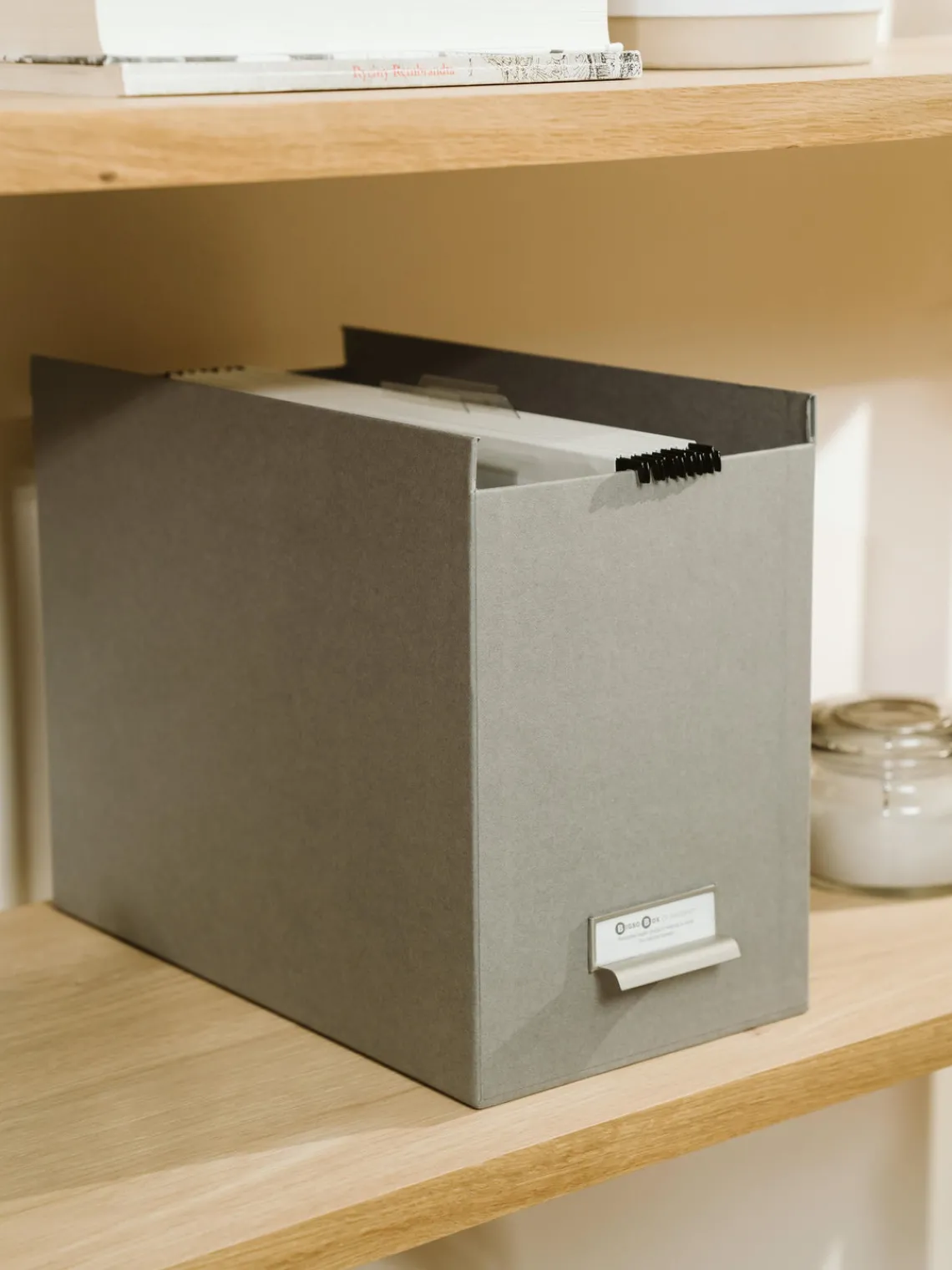 Clearance Bigso Box of Sweden Classeur à dossiers suspendus Johan Gris
