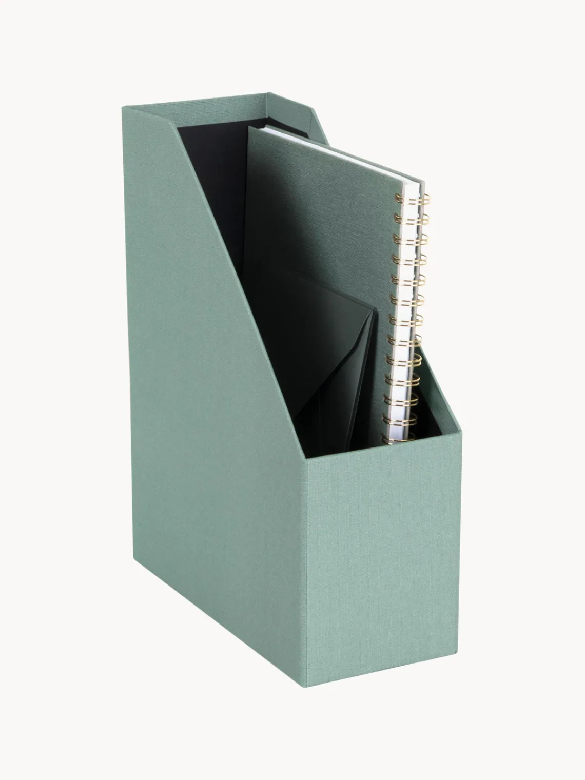 Online Bigso Box of Sweden Classeur Estelle Vert sauge, noir