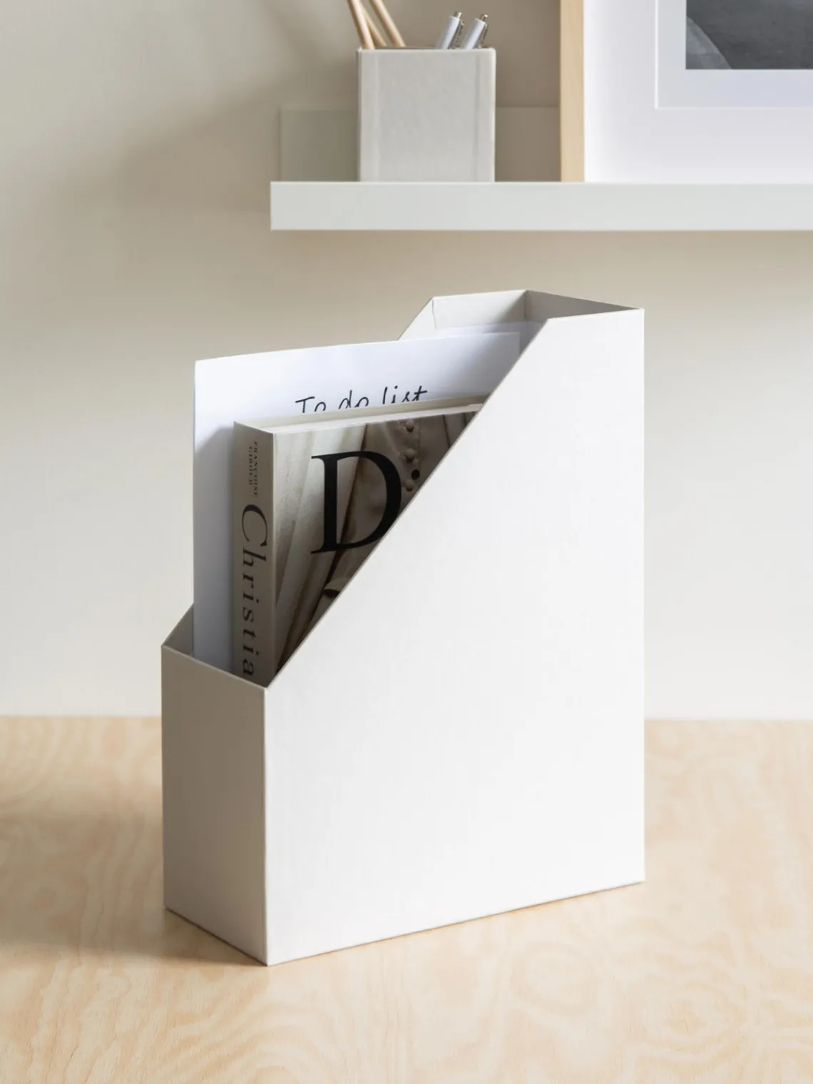Sale Bigso Box of Sweden Classeur Estelle Grège, beige