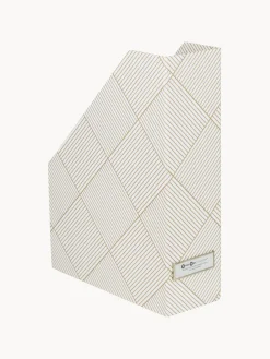 Outlet Bigso Box of Sweden Classeurs Viola, 2 pièces Blanc cassé, doré