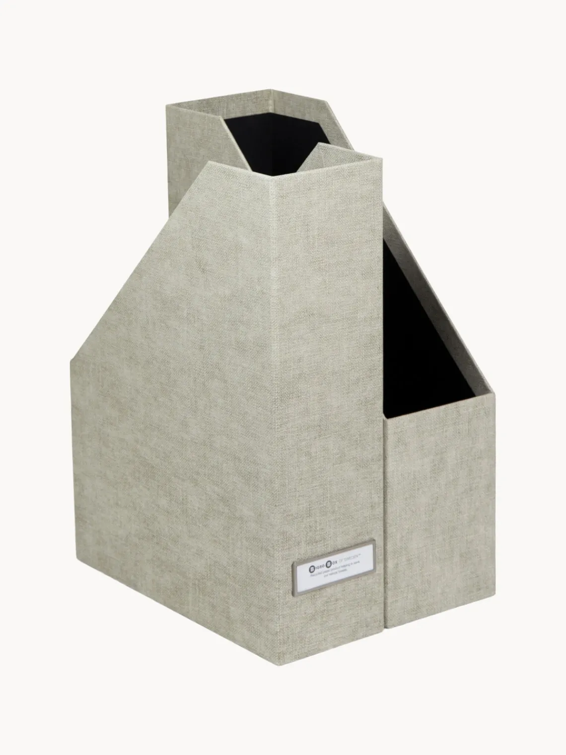 Fashion Bigso Box of Sweden Classeurs Viola, 2 pièces Grège