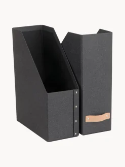Fashion Bigso Box of Sweden Classeurs William, 2 pièces Anthracite