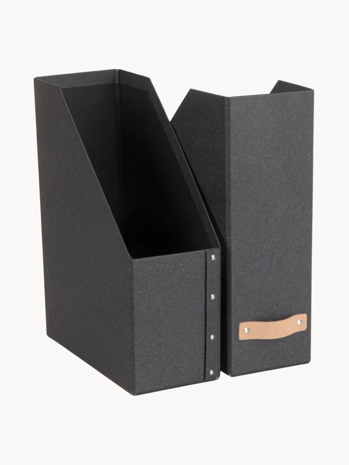 Fashion Bigso Box of Sweden Classeurs William, 2 pièces Anthracite