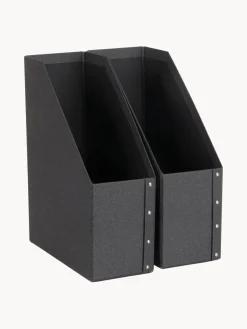 Fashion Bigso Box of Sweden Classeurs William, 2 pièces Anthracite