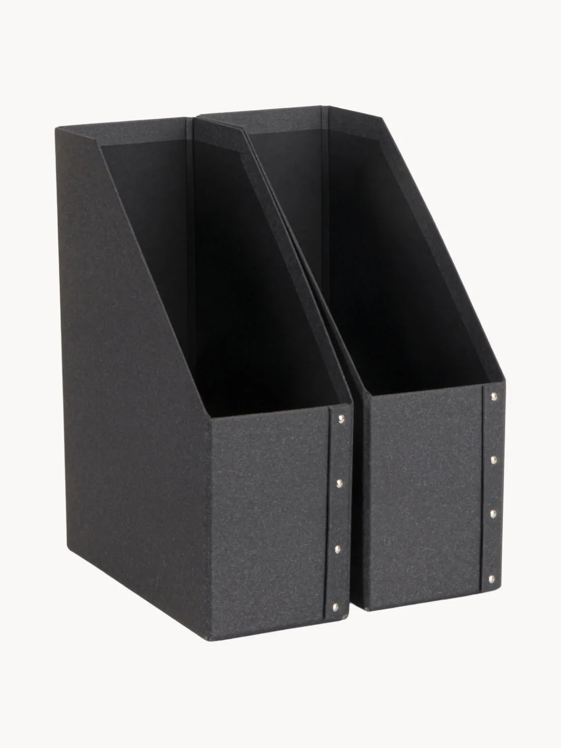 Fashion Bigso Box of Sweden Classeurs William, 2 pièces Anthracite