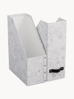 Sale Bigso Box of Sweden Classeurs William, 2 pièces Blanc, marbré