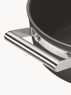 Hot Smeg Cocotte avec couvercle et revêtement antiadhésif 50's Style Noir