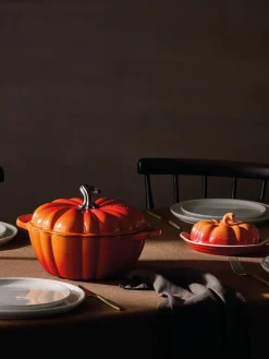 Hot LE CREUSET Cocotte Citrouille en fonte émaillée Signature Pumpkin