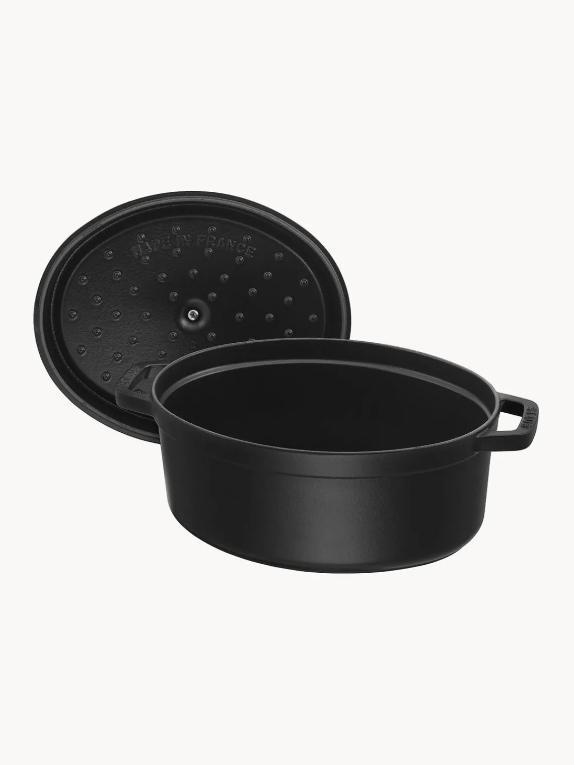 Outlet Staub Cocotte ovale en fonte La Cocotte Noir, doré