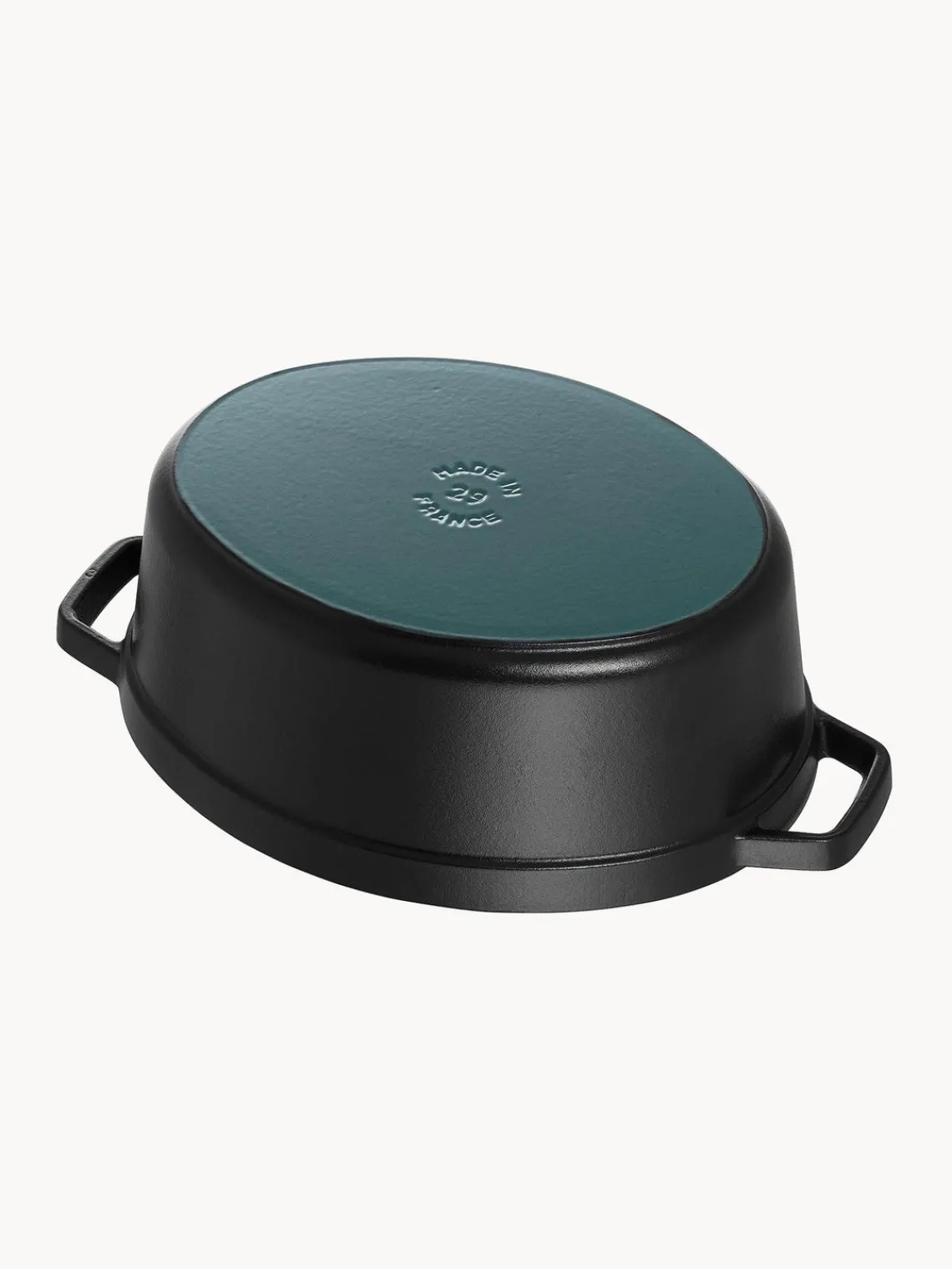 Outlet Staub Cocotte ovale en fonte La Cocotte Noir, doré