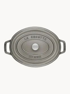 Discount Staub Cocotte ovale en fonte La Cocotte Grège, argenté