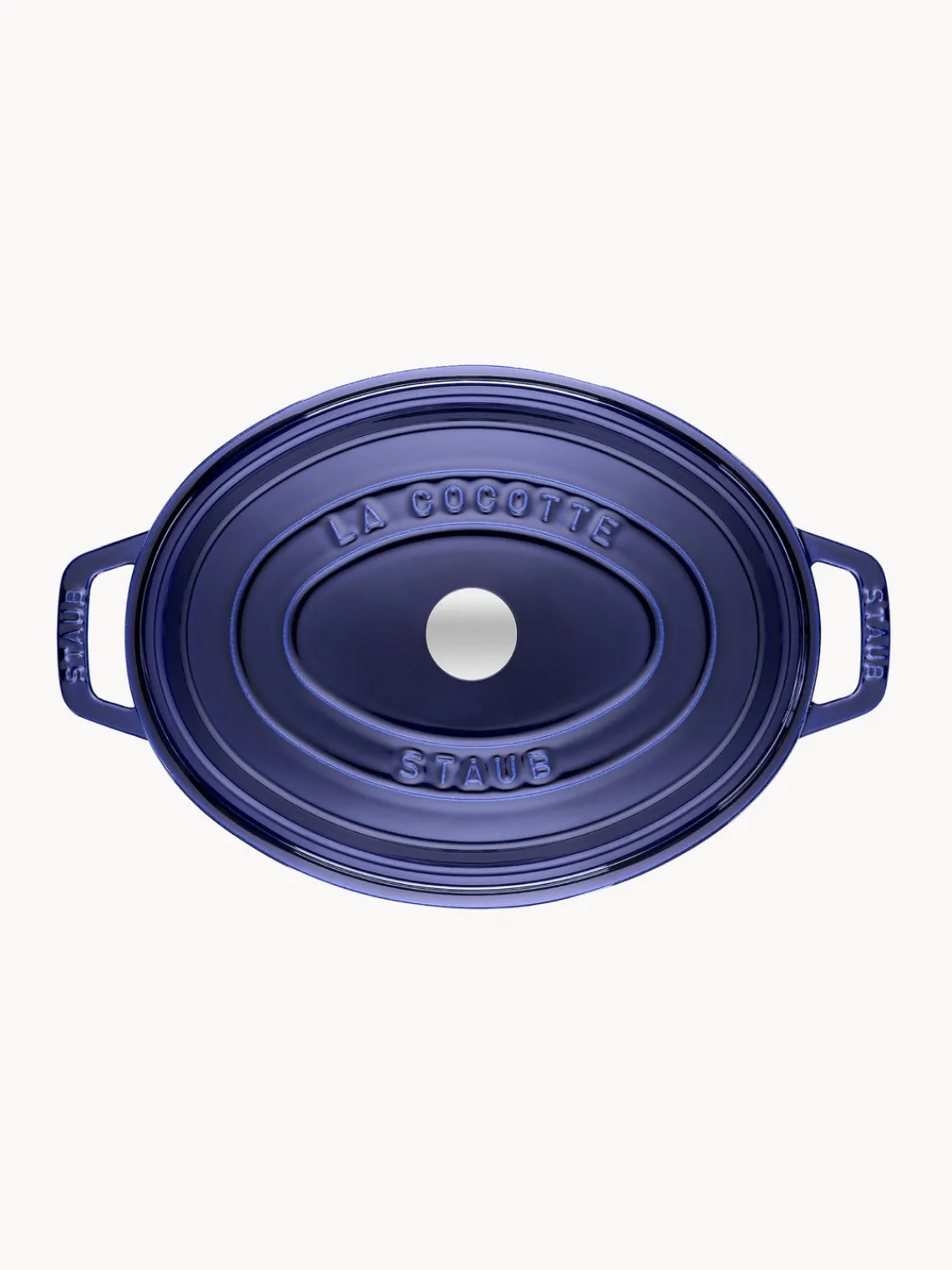Discount Staub Cocotte ovale en fonte La Cocotte Bleu roi, argenté