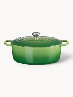 Outlet LE CREUSET Cocotte ovale en fonte émaillée Signature Collection Tons verts