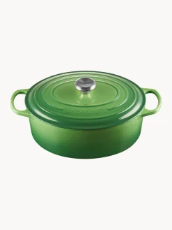 Outlet LE CREUSET Cocotte ovale en fonte émaillée Signature Collection Tons verts