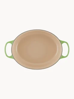 Outlet LE CREUSET Cocotte ovale en fonte émaillée Signature Collection Tons verts