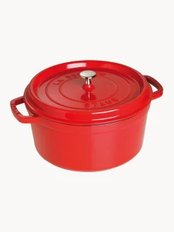 Outlet Staub Cocotte ronde en fonte La Cocotte Rouge, argenté