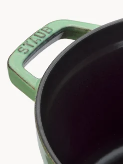 Sale Staub Cocotte ronde en fonte La Cocotte Vert sauge, haute brillance