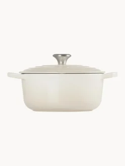 Hot LE CREUSET Cocotte ronde en fonte émaillée Signature Collection Tons blanc cassé