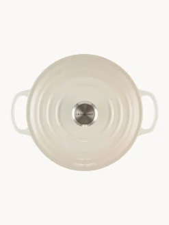 Hot LE CREUSET Cocotte ronde en fonte émaillée Signature Collection Tons blanc cassé